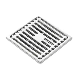 Stainless Steel Square Floor Drain Anti-Odor Anti-Clogging Heavy Duty Shower Drain for Bathroom Toilet Balcony Laundry