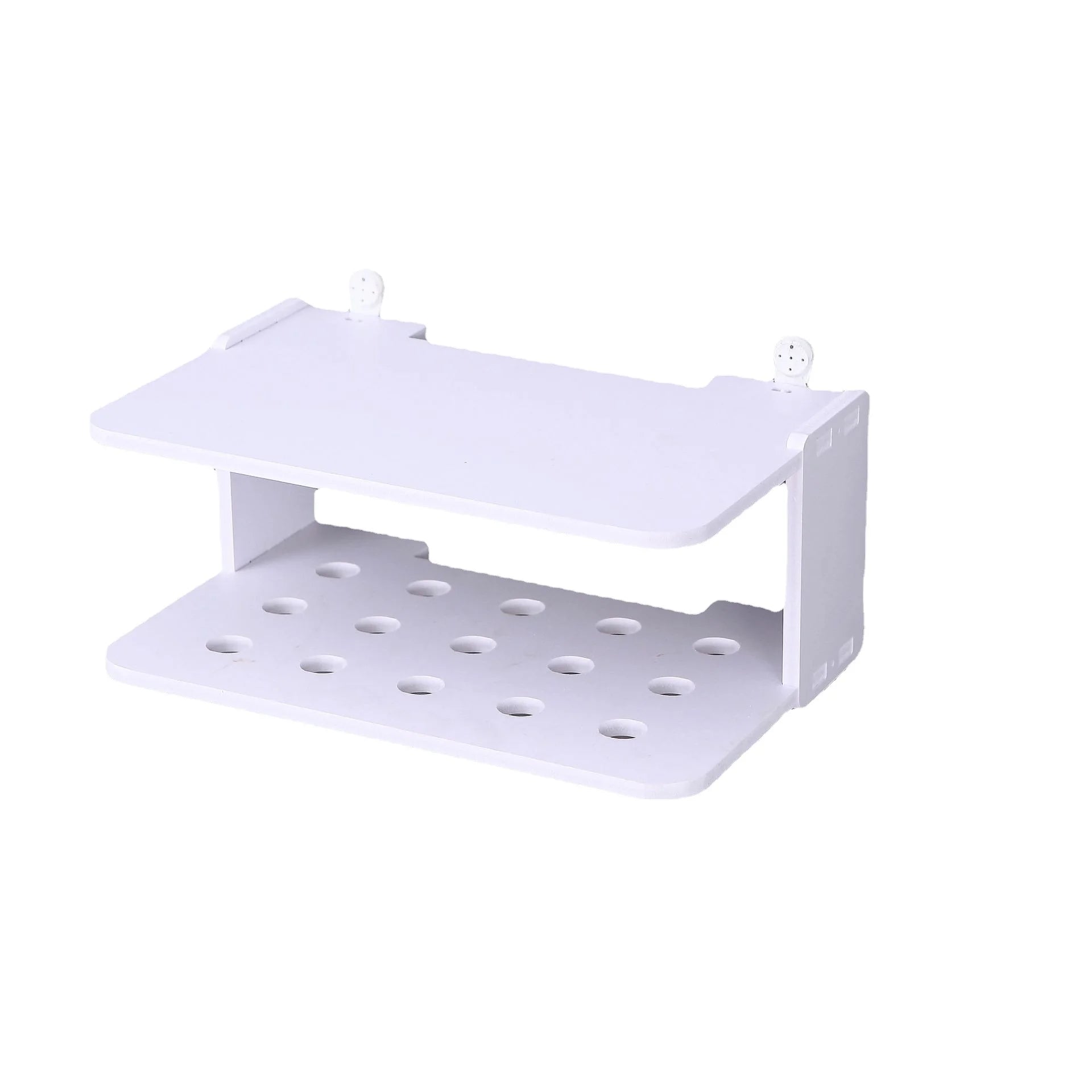Perforation-Free Wall Storage Rack for Living Room and Bedroom TV Set-Top Box Router WiFi Hanging Rack