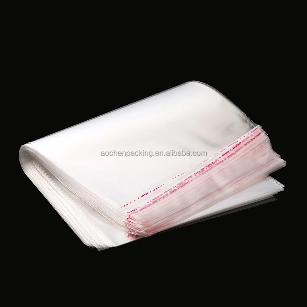 Low MOQ Custom Clear Adhesive Bag Bolsa Adhesiva for Hair Accessories and Wallets Security Feature