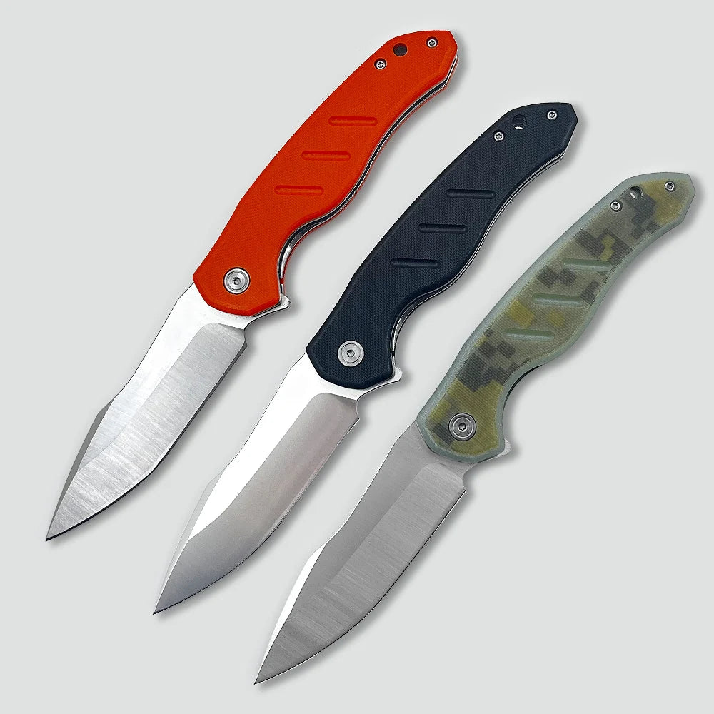 Exquisite Tactical Folding Knife High Hardness D2 Steel Portable Outdoor Camping Knives Fishing Hiking Tools Low MOQ