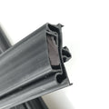 Minran Big Black Magnetic PVC Industrial Fridge Freezer Door Sliding Door and Window Magnetic Sealing Strips 2m/1pc