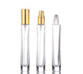 Empty Thick 10ml clear Glass  Roll on Bottle Roller Ball Bottle for Essential Oils Perfume Deodorant Lip Oil
