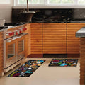 Best Selling Diamond Velvet Crystal 3D Printed Polyester Carpet Rug Popular Design Kitchen Set Floor Mat Machine Made