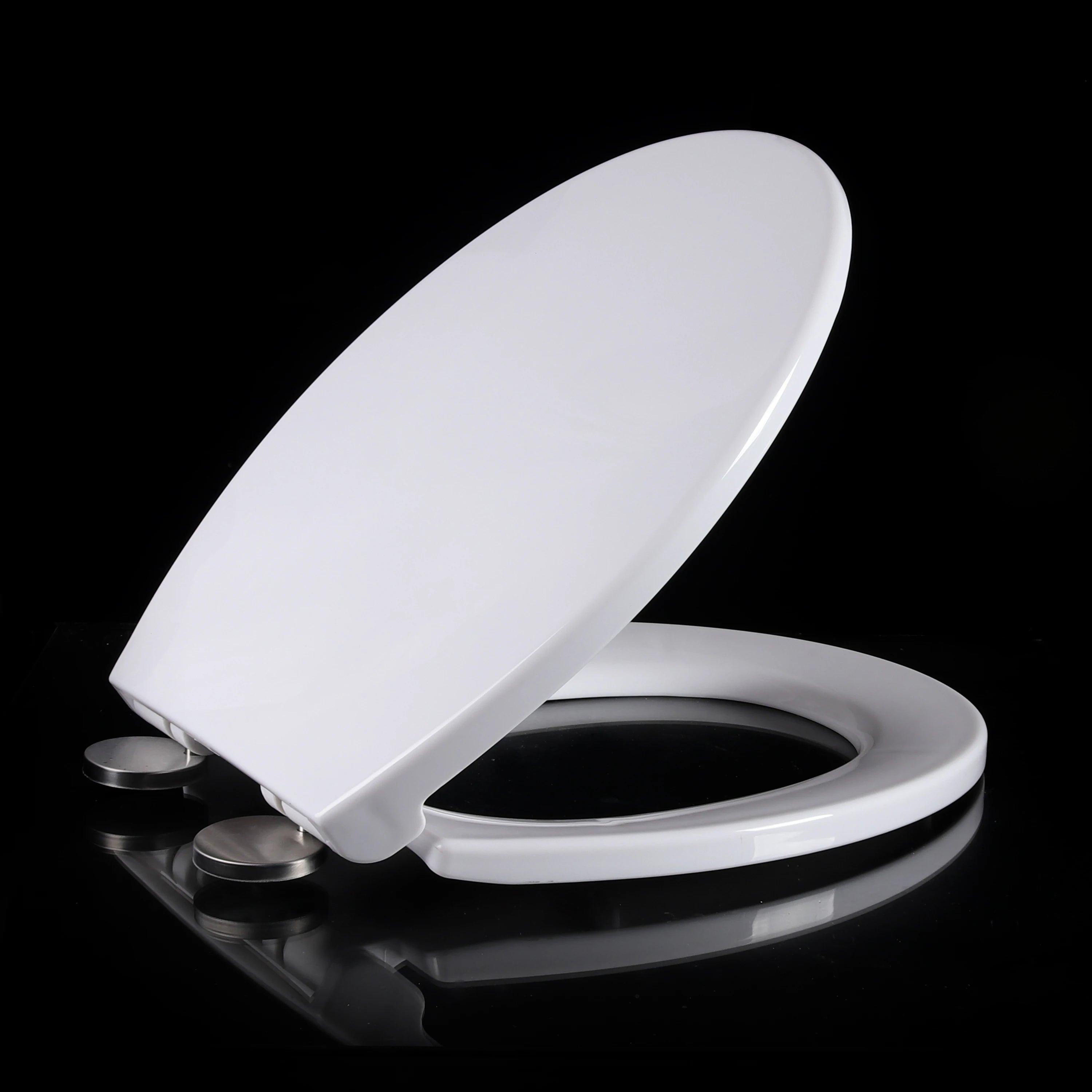 Bathroom Sanitary White Wc Toilets Closet Bathroom Slow Down Quick Release PP Toilet Seat