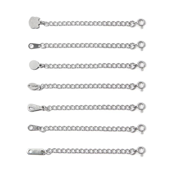 Wholesale Jewelry Finding Stainless Steel Necklace Bracelet Extension Tail Extender Chain