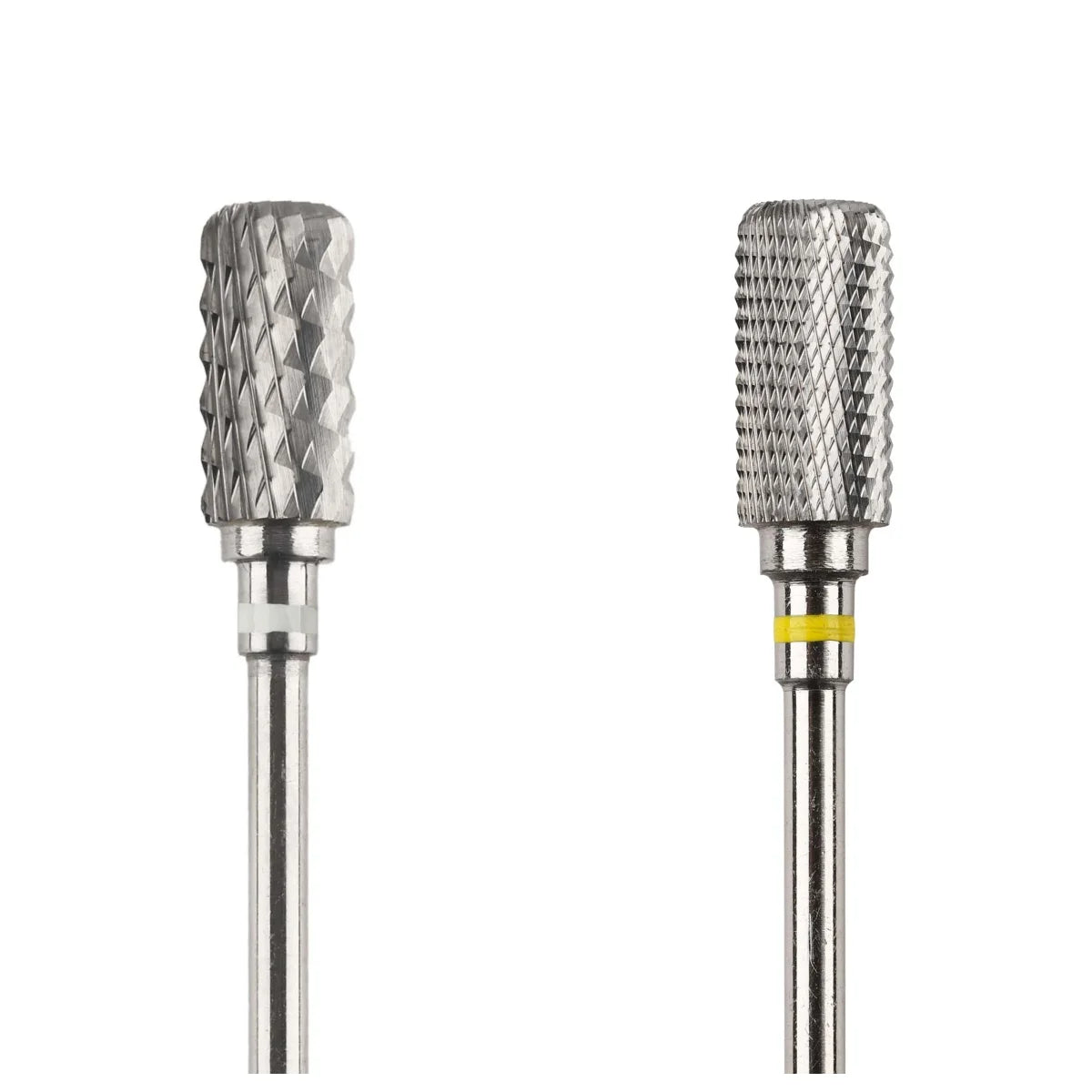3/32'' Silver Safety Nail Drill Bits Barrel Dust Proof 4XC Tungsten Carbide Electric Nail Drill Tool