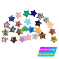 20MM Natural Ornament Crafts Healing Semi Precious Stones Small Gems Gemstones and Crystals Jewelry Ball Pentagram Mini Star