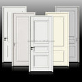 100% Waterproof Sound Insulation Interior Bedroom Wood PVC WPC Doors With Door Frame With Smart Lock