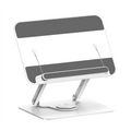 Factory Adjustable Sturdy Cookbook Holder Reading Stand Desk Metal Acrylic 360 Swivel Book Stand