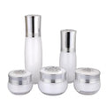 Free Sample 15g 20g 30g Gold Silver Empty Luxury Skin Care Packaging Set Acrylic Cosmetic Containers Jar