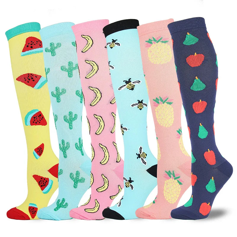 Wholesale 20-30mmhg Running Sport Socks Men Women Athletic Stocking Thigh High Nurse Compression Socks