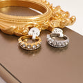 Glass Engagement Women Silver Plated Zircon Diamond Girl Blanks Gold Tasbih Stainless Steel Women Ring