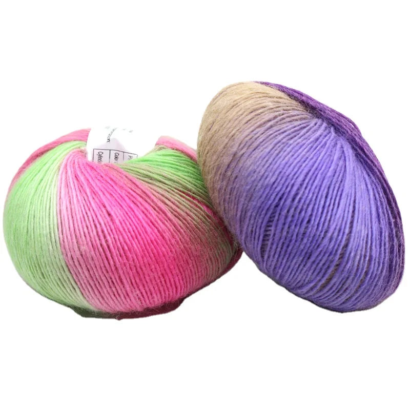 New Fashion DIY Crochet Fancy Yarn Hand Knitting Super Chunky 100% Merino Iceland Wool Fancy Yarn 250g/roll Acrylic Merino Wool