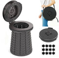 Good Quality Washable Plegable Outdoor Telescopic Stool Car Camp Camping Plastic Porta Potty Travel Portable Folding Toilets
