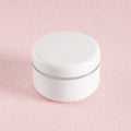 Plastic Cosmetic Cream Jar 2024 New Arrival Empty Round White 20g Ready to Ship Face Cream Jar with Sliver Cover