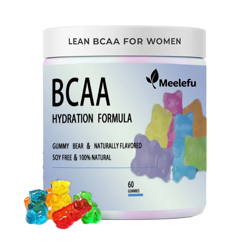 BCAA Electrolyte Powder for Hydration Energy All-Natural Formula 100% Vegan Non-GMO Free Soy Free Muscle Gummies