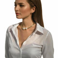 Thick Chain With Big Pearls Ball Choker Necklace for Women Trendy Charms Daily Chains on Neck Accessories 2025 Fashion Jewelry