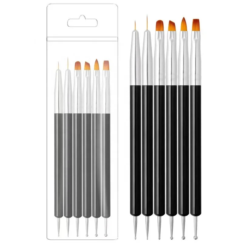 Nail Art Gel Polish Liner Brushes Design Pen for Nail Drawing and Nail Paint Brushes Small Detail Brushes