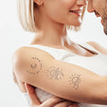 New Waterproof Small Juice Semi-permanent Pattern Temporary Tattoo Stickers Temporary Body Art Faux Tatouage Temporaire