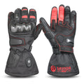 Snowmobile Motocross Adventures App Control Heated Gloves Smart Heat Adjustment Winter Motorcycling Gloves