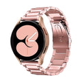 Luxury 20mm 22mm Thin Section Stainless Steel Metal Wrist Watch Strap 4 Band Charm for Samsung for Galaxy Watch 4 5