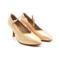 China Supplier BD Dance Shoes 7.5cm Heels 36/37/38/39/40 Ladies Latin Dance Shoes Satin Ballroom Standard Dance Shoes for Women