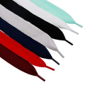 Weiou Laces Super Wide 2.5cm Fat Flat Polyester Shoelaces Metal Aglet Laces