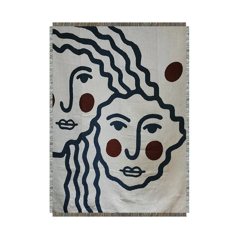 Custom Print Woven Tapestry Organic Blankets Throws Customize Other Throws the Blankets in Bulk
