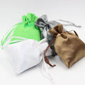 Custom Pochette Bijoux Logo Color Size Silk Drawstring Jewelry Bags Packaging Jewellery Pouch