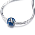 Wholesale DIY Jewelry Bulk S925 Sterling Silver Starfish Enamel Design Zircon Charm Beads