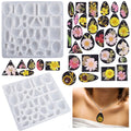 Silicone Casting Mold Jewelry Custom Logo Moulds Cake Tools Flexible Heat Resistant Non-Toxic for Resin Epoxy Earring Pendant