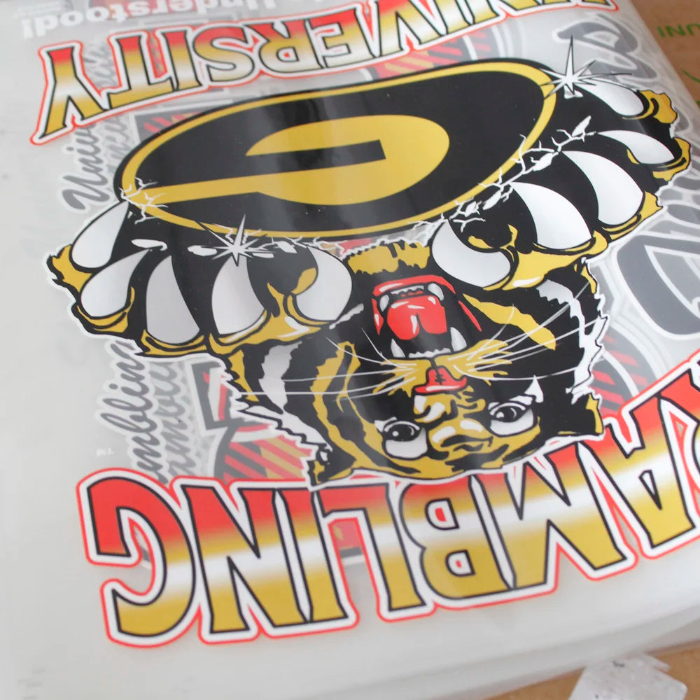 Custom Printing Paper Plastisol Heat Transfers on T-shirt for T-shirt