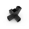 Powder-Coated Pergola Bracket Shoulder Carbon Steel Extension Pergola Bracket