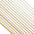 Nabest Women's Trendy PVD Stainless Steel Chain Link Necklace Choker Waterproof Tarnish-Free Fashion Jewelry for Anniversaries