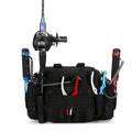 Custom Fishing Tackle Gear Bag Outdoor Hiking Tackle Reel Lures Storage Multifunction Crossbody Waist Waterproof Shoulder Bag