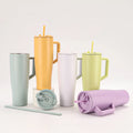 40oz Tumbler with Handle Leak-Proof Stainless Steel Vacuum Insulated Coffee Cup Travel Mug