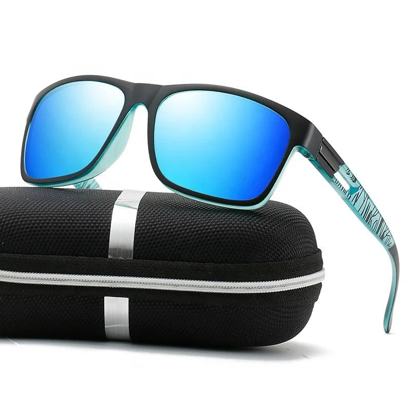 Best Selling Outdoor Sport High End Resin Lenses Shades Custom square Polarized Sunglasses for Men Lentes De Sol Para Hombre