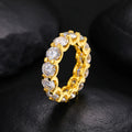6.5mm/1ct VVS D Color Moissanite Sterling Silver Jewelry Rings GRA Certified Pass Diamond Tester 925 Sterling Silver