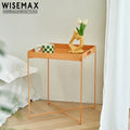 WISEMAX FURNITURE Modern Apartment Nordic Coffee Table Modern Furniture Sofas End Tea Table Metal Side Table for Living Cafe