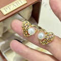 Special Offer Ear Needle Earrings with 7-8mm Candy Colored Freshwater Pear Cut Pearls for Parties or Gifts