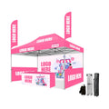 Heavy Duty 10x10 Hexagon Tent Custom Pop-up Gazebo for Outdoor Events Folded Exhibition Wall Canopy for Promoting Shows