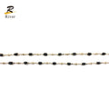 Luxury Elegent Colorful Beads Metal Eyeglass Rope Sunglasses Lanyard Holder Eyewear Chains Stylish Beaded Necklace Chain