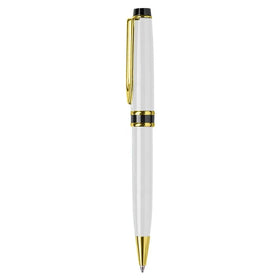 Wholesale Hot Sell Classic Design Gold Plated Clip Promotional Gift Heavy Copper Ballpoint Pen Good Custom Logo MTP004