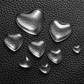 8-30 mm Heart Shape Flat Back Glass Cabochon Transparent Clear Crystal Cabochon Cameo for Diy Jewelry Making Supplies V1007