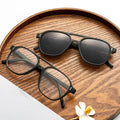 Premium Double Acetate Polarized Full Rim Sunglasses UV400 Protection Handmade Vintage Unisex Summer Beach