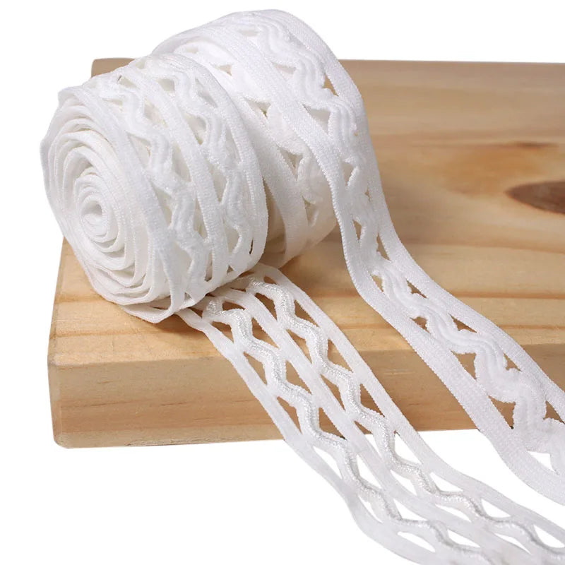 Wholesale Custom Premium Elastic Straps High Elasticity Soft Lace Elastic Band for Underwear Swimwear Clothing Accessories
