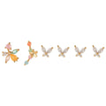 6pcs New Korean-Style Geometric 18k Earrings Set Micro-Inset Zircon Accessories Combination Temperament Butterfly Ear Stud Sets