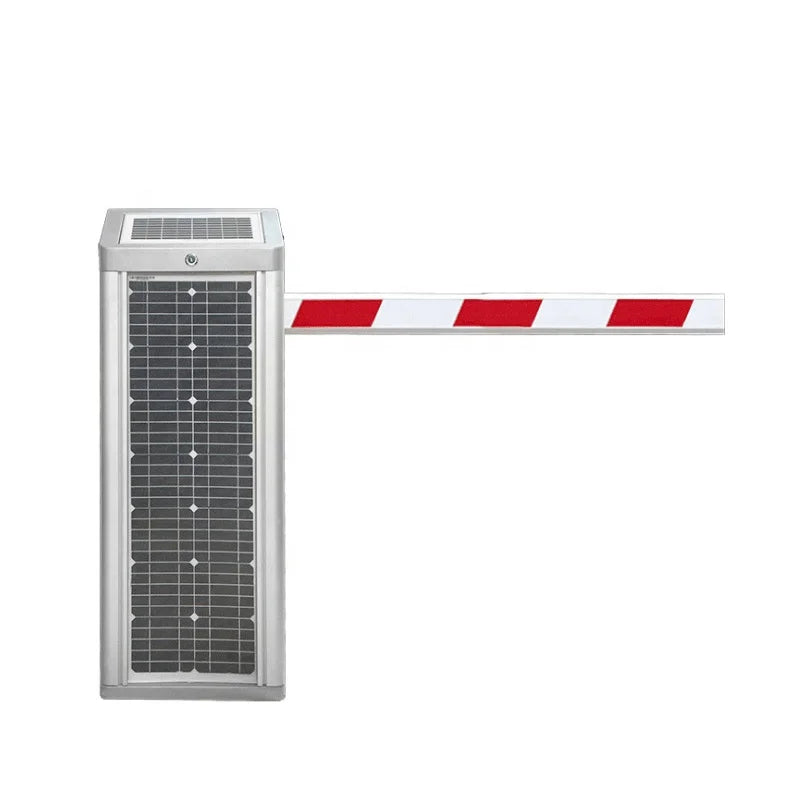 Solar Cell Power System Controlled Outdoor Vehicle Automatic Boom Barrier Used Parking Lot
