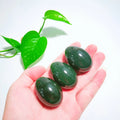 Huiying Real Natural Nephrite Jade Eggs Set Kegel Egg with Drilled Hole for Women
