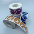 Custom Size PVC Adhesive Stickers Labels for Clothing for Garment Tags and Vinyl Clothing Labels Premium Packaging Labels